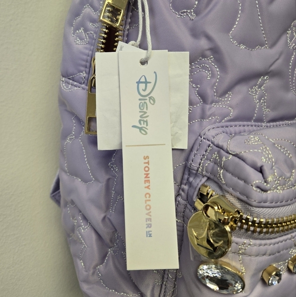 Stoney Clover Lane Disney Princess Royal Treatment Classic Backpack Lavender - Picture 13 of 15